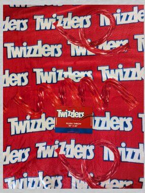 Twizzlers Throw Blanket Measures 50 x 60 in